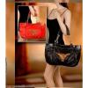 NEW Womens Large Brown Bull Faux Leather Beach Tote Shopper School Travel Bag