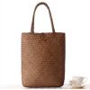 Retro Women Natural Straw Handbag Beach Bag