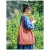 Women&#039;s handmade cotton/Linen fabric big hobo shoulder bag beach holiday handbag