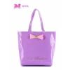 Floral Print Woman Handbag Jelly Clear Transparent Beach Shoulder Bag Tote Purse