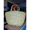 Fashion Women&#039;s Straw Beach Tote Lady - Shoulder Bag - Outdoor Handbag