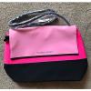 VICTORIA&#039;S SECRET PINK &amp; BLACK INSULATED NEOPRENE BEACH COOLER TOTE BAG NWT