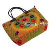 Indian Cotton Tote Shoulder Suzani Embroidery Art Handmade Woman Beach Boho Bag