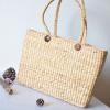 Natural Straw Woven Tote Bag Handbag Beach Bag Boho Vintage Style