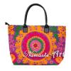 Indian Cotton Tote Shoulder Embroidery &amp; Suzani Art Handbag Woman Beach Boho Bag