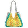 Sunshine Multi Color Handbag Bag Purse Tote BI-1192 Fashion Boho Festival Beach