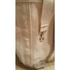 Lands End Tote Heavy Duty Canvas Shopper Large  Weekender Beach Bag Beige/Taupe