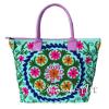 Indian Cotton Tote Suzani Art Embroidery Handbag Woman Shoulder Beach Boho Bag @