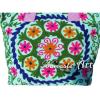 Indian Cotton Tote Suzani Art Embroidery Handbag Woman Shoulder Beach Boho Bag @