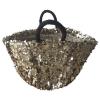 ANTONELLA GALASSO gold beach bag