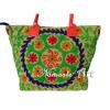 Indian Cotton Embroidery Suzani Tote Shoulder Handbag Woman Beach Boho Bag  jk08