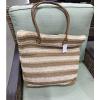 NWT Women&#039;s &#034;Straw Studios&#034; Beige Beach Bag