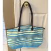 Blue, Yellow, Grey Beach Tote Bag