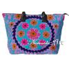 Indian Cotton Tote Shoulder Embroidery Suzani Handbag Woman Beach Boho Bag  jk30