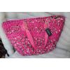 Bebe pocketbook handbag tote beach bag leopard Tote 192008 pink