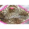 Bebe pocketbook handbag tote beach bag leopard Tote 192008 pink