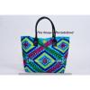 Indian Cotton Suzani Embroidery Handbag Woman Tote Shoulder Bag Boho Beach Bag