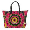 Indian Cotton Tote Shoulder Embroidery Suzani Handbag Woman Beach Boho Bag  jk29