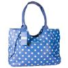 LESSER &amp; PAVEY SPOTTED SHOPPER/BEACH BAG IN BLUE &amp; PINK STYLE - LP71110