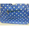 LESSER &amp; PAVEY SPOTTED SHOPPER/BEACH BAG IN BLUE &amp; PINK STYLE - LP71110