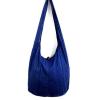 BLUE THIN UNISEX SHOULDER BAG SLING PICNIC CROSSBODY GIFT BOHO WOMEN HOBO BEACH