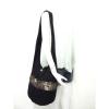 9 BAG SLING SHOULDER YOUNG BOHEMIAN BEACH HOBO CROSSBODY PARTY PICNIC BLACK TRIP