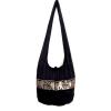 9 BAG SLING SHOULDER YOUNG BOHEMIAN BEACH HOBO CROSSBODY PARTY PICNIC BLACK TRIP