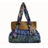 Beautiful blue bohemian straw Plaited shoulder bags,handbags beach bag