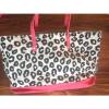 NWT MAGID LARGE TOTE BAG womens PURSE Cheetah Canvas BEACH TOTE DIAPER BAG