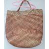 Lady Tote Summer Beach Market Bag Handbag Fashion Bulrush Natural SeaGrass Brown