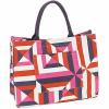 20&#039;&#039; Women&#039;s Printed Canvas Tote Beach Bag 90%Cotton, 10%Polyester, Spot Clean.