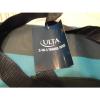 ULTA WOMEN&#039;S 2-IN-1 TRAVEL BEACH BLANKET TOTE BAG BLUE STRIPES 16&#034;X20.5&#034; NWT