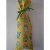 Wine Bag- Beach Chairs of all kinds on Bright Yellow