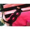 NEW Victoria&#039;s Secret Getaway Tote Pink &amp; Black Striped Beach Bag