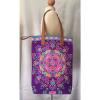 Printed Canvas Tribal Beach tote bag handmade summer Mandala purses Festival