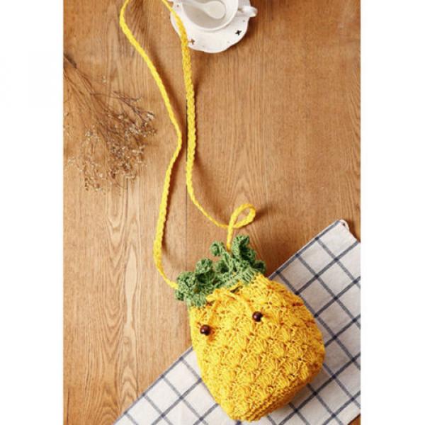 Cute Yellow Pineapple Women Girls Crossbody Bag Summer Beach Shoulder Bags New #2 image