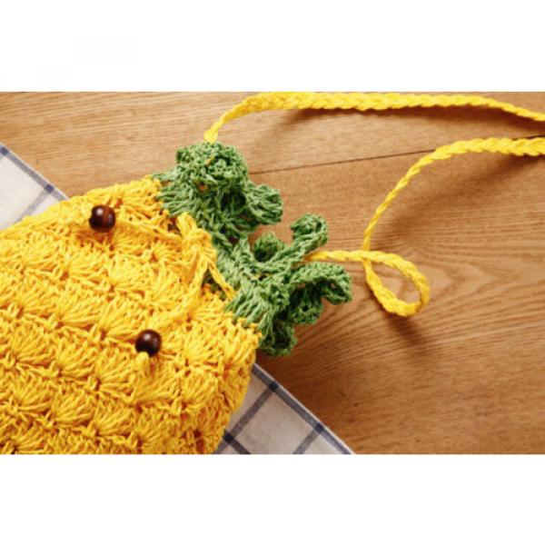 Cute Yellow Pineapple Women Girls Crossbody Bag Summer Beach Shoulder Bags New #4 image