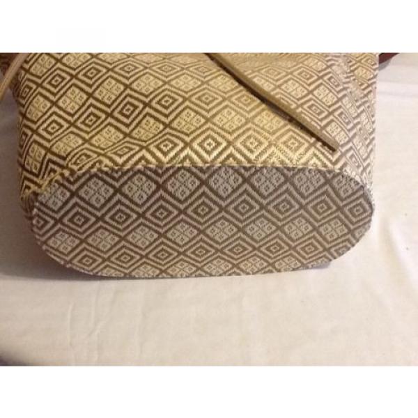 Neiman Marcus straw woven large tote bag #3 image