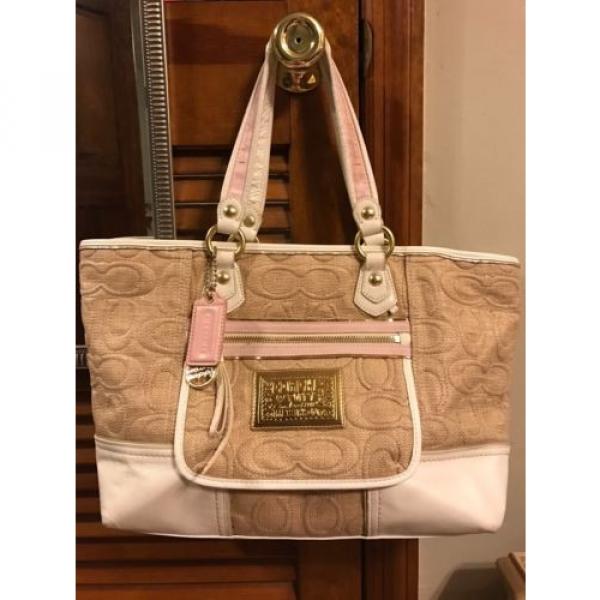 Coach Poppy Straw Tote Bag 16706 $298 #1 image