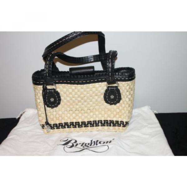 Brighton Straw and Leather Shoulder Bag #1 image