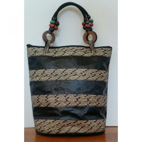 Handmade Tote/Women/Woven Straw/ Shoulder/Shopping/Summer Beach Bags/ Gift #2 image