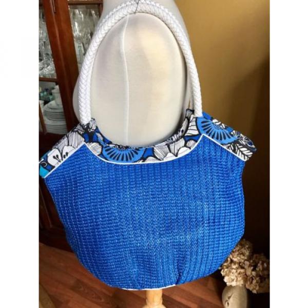 Vera Bradley Straw Bag EUC #2 image