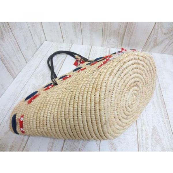 Sans Arcidet Auth Basket Raffia Tote Bag Straw Collabo NOLLEYS Excellent #4299 #2 image