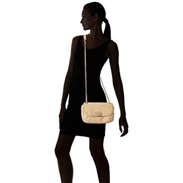 New $178 Calvin Klein Natural Straw Turnlock Crossbody Bag Purse  H5AEL3KH #4 image