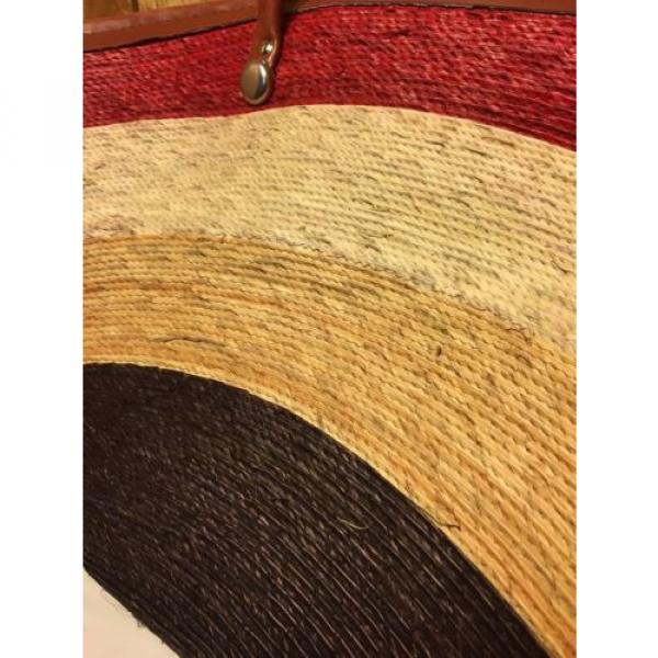 Tote Beachbag Straw Bag zipper summer spring BOHO #2 image