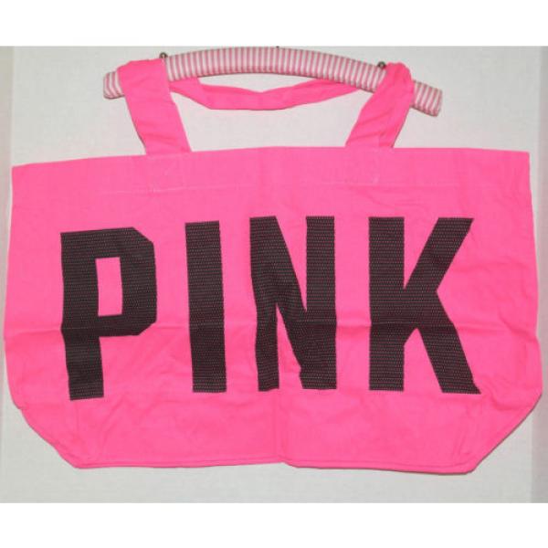 Victoria&#039;s Secret PINK Shopper / Tote / Beach Bag *Nw/oT* Pink Jersey Print Logo #1 image