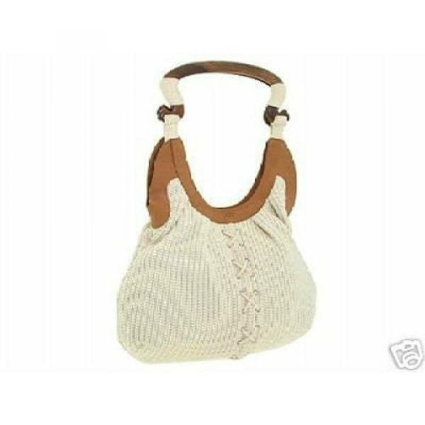 NWT UGG &#034;Vintage Beach&#034; Crochet Bag Purse Handbag Cream or Black #3 image