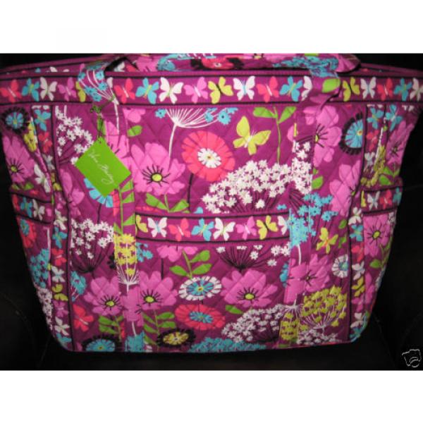 Vera Bradley FLUTTERBY Get Carried Away XL Tote Travel Carry On Beach Bag NWT #1 image