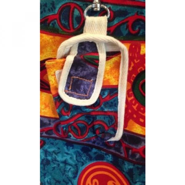 BEAUTIFUL Beach Bag Vibrant Colors w/Phone Holder EUC! Free Ship! Lots of Pics #2 image