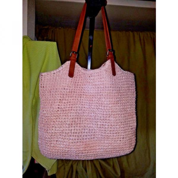 Women Noatd - Soft Straw Woven Handbag Shoulder Beach Bag Tote #1 image